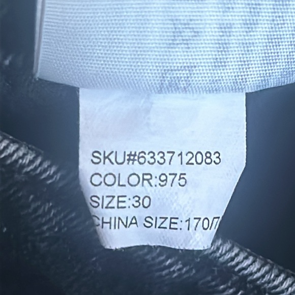 Abercrombie & Fitch Simone High Rise Slim Jeans Raw Hem Ankle Slit Black Size 30 - Picture 9 of 12